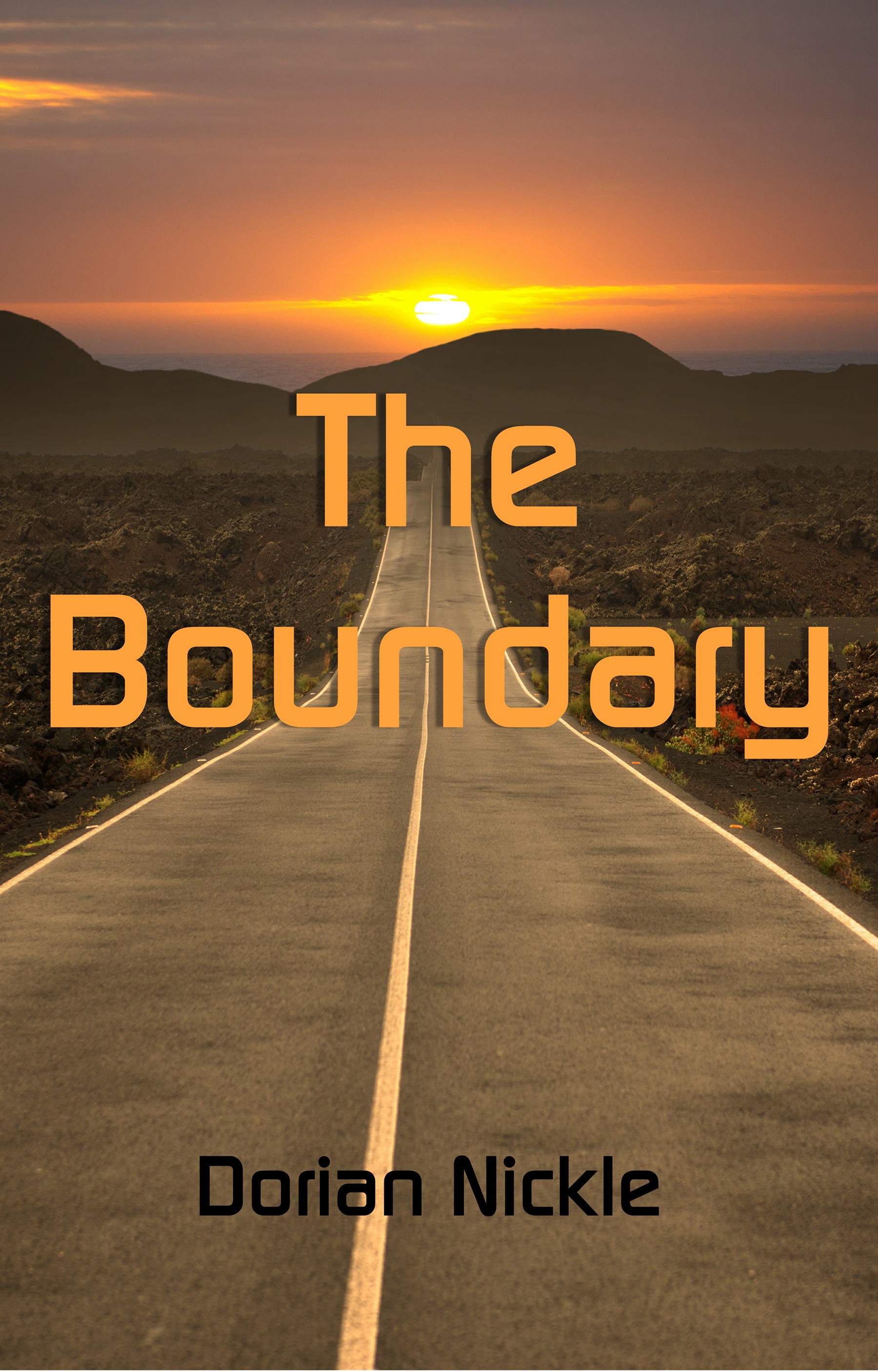 book cover of sci fi mystery The Boundary by Dorian Nickle